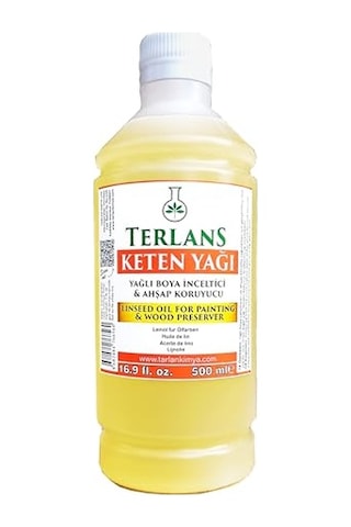Resim Yağı Ahşap 500 Ml Linseed Oil