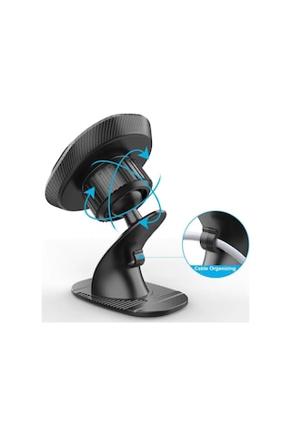 Powerstar ATT-54 2in1 Manyetik Araç İçi Telefon Tutucu