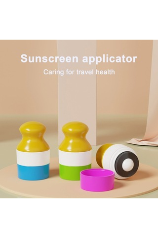 Shineyee 100ml Pembe Pet Pp Sponge Güneş Kremi Ve Losyon Dolumlu Gezi Serpici Flaşı Sadece Flaş