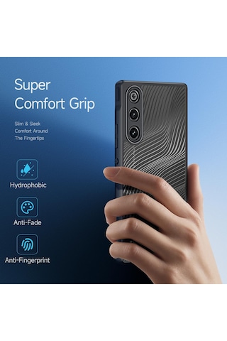 Zte Nubia Redmagic 10 Hava Dux Ducıs Aimo Serisi Tpu Pc Buzlu Hissediyorum Telefon Kılıfı Siyah Siyah