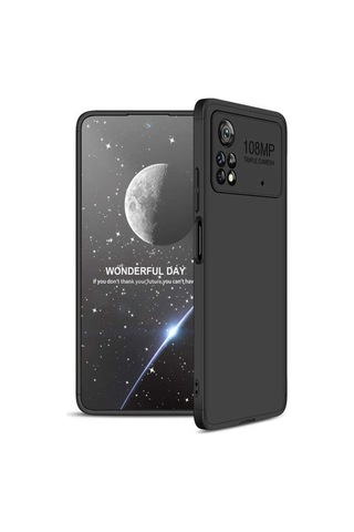 Xiaomi Poco X4 Pro 5g Kılıf Zore Ays Kapak Siyah