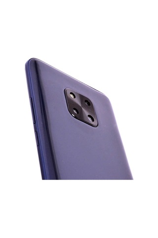 Huawei Mate 20 Pro Zore Metal Kamera Koruyucu Mavi