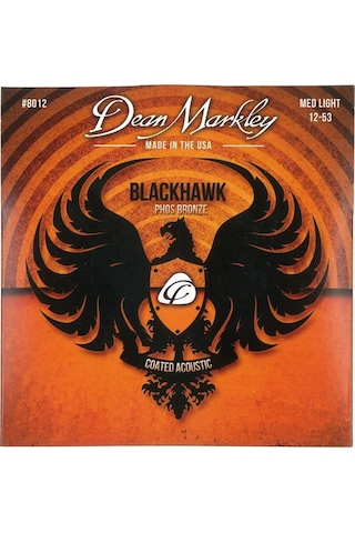 Dean Markley Dm8012 Blackhawk Coated Pure Bronze A Strings Akusti