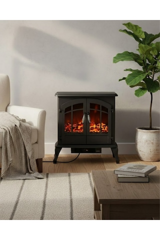Reyo Stove Babil Isıtıcılı Çift Kademe Dekoratif Elektrikli Şömine