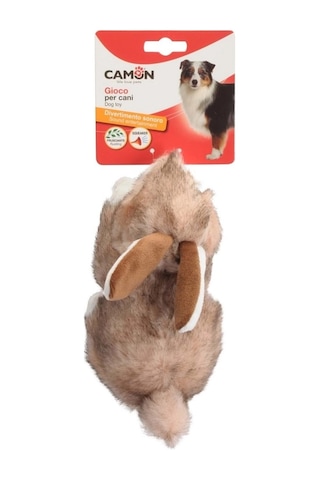 Camon Gıcırtılı Ve Hışırtılı Pelüş Tavşan Köpek Oyuncağı 23 Cm