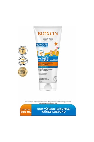 Bioxcin Sun Care Hassas Ciltler Için Çok Yüksek Korumalı Mineral Güneş Kremi Bebek 50 Spf 100 ml
