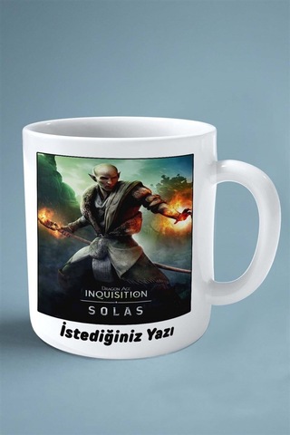 The Art Of Dragon Age Inquisition Oyun Baskılı Kupa Bardak Çift Taraflı Baskı Kişiye Özel Model 4 Çok Renkli