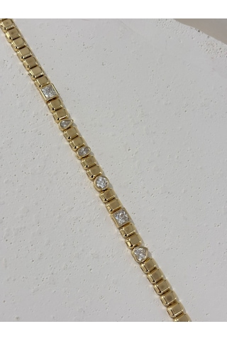 Xuping Gold Kare Kesim Bileklik Altın