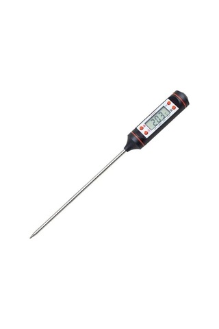 Dijital Cep Tipi Daldırmalı Termometre, -50 C İle +300 C Ölçüm Aralığı, 0.1 C Çözünürlük, Lcd Ekran, Otomatik Kapanma, 1 Saniye Hızlı Ölçüm, Mutfak Ve Laboratuvar İçin Açık