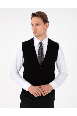 Pierre Cardin Erkek Siyah Yelek Triko 50300522-vr046 Siyah
