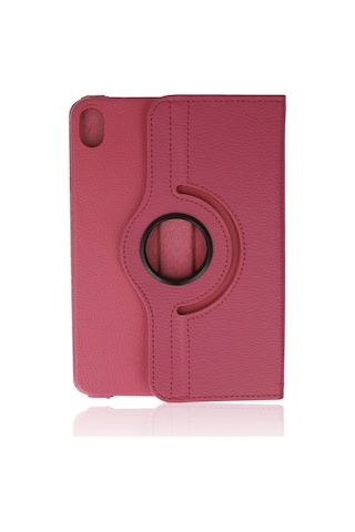 iPad Uyumlu Mini 6 Kılıf 360 Tablet Deri Kılıf - Pembe - 100 Arka Kapak