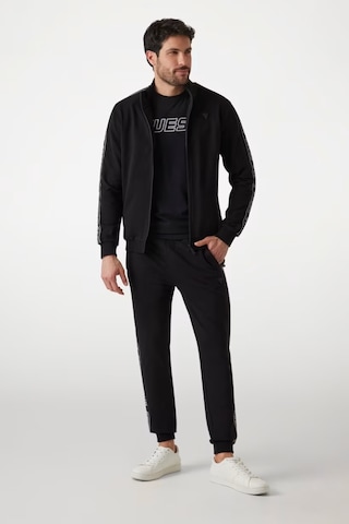 Guess Erkek Fermuarlı Sweatshirt Z2yq12k6zs1 Siyah