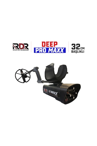 Rdr Deep Pro Maxx Derin Arama Dedektörü - 6 Khz 32cm Başlıklı Paket