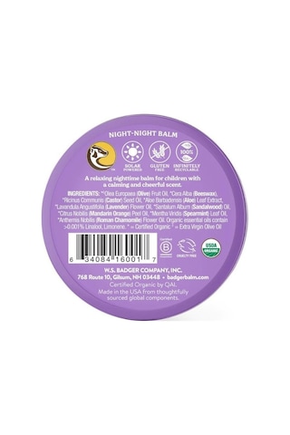 Badger Gece Kremi (Night-Night Balm)