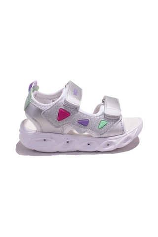Vicco 321f24y204 Hilda Beyaz Ortopedik Günlük Işıklı Kız Çocuk Spor Sandalet 001