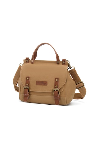 Kanvas Kumaş Kadın Çantası Elden Tutmalı Smart Bags 1327 Camel
