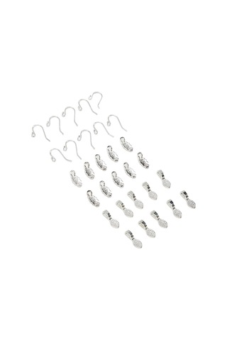 Tenfowee S925 Gümüş Küpe Kanca Ve Takı Pendanti Seti 30 Adet - Dıy Mücevher Yapımı İçin Uygun, Kolay Kullanım, Alerjiye Duyarsız, Dayanıklı Aksesuar Diğer