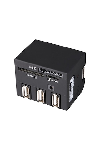 Volk 56 İn 1 Combo Card Reader + 3 Port Usb Hub (Ml-Ce19B)