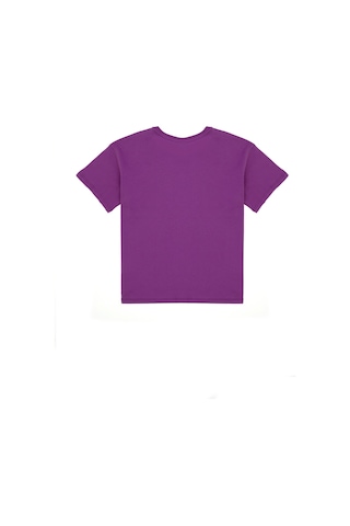 U.S. Polo Assn. Erkek Çocuk Menekşe Oversize Bisiklet Yaka Tişört 50306498-VR037
