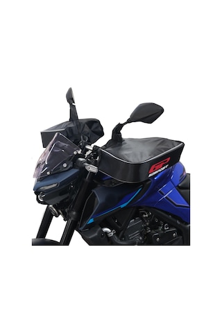 GP Kompozit Universal Naked / Max Scooter El Korumalı Rüzgarlık Siyah