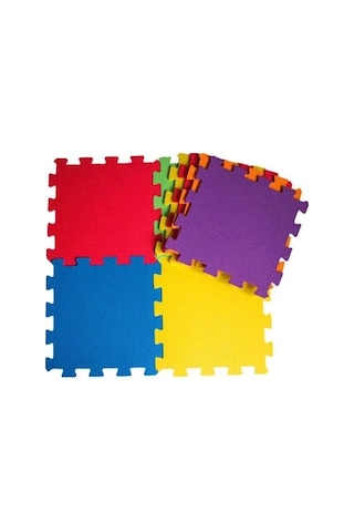 Eva Puzzle Oyun Matı Minder 7mm Düz Desensiz 33x33cm 9 Adet