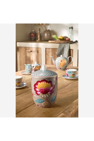 Pip Studio Haki Porselen Saklama Kabı 1500 Ml