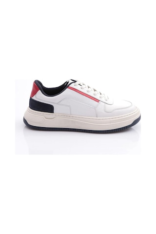 Pabucıx Pabucix Lucas Erkek Bağcikli Sneaker Ayakkabi Beyaz