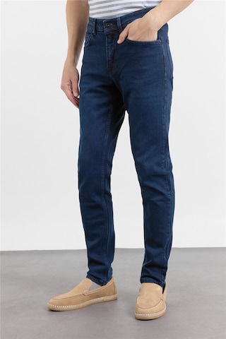 İmza Koyu Lacivert 5 Cep Slim Fit Denim Pantolon 1023255169