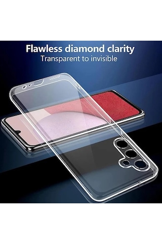 Logis Samsung Uyumlu Galaxy S24 Fe Şeffaf Kılıf Darbe Emici Silikon İnce Ve Esnek Koruyucu Kapak