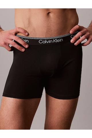 Calvin Klein Erkek 3'lü Brief Boxer Seti-15041 Siyah