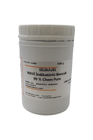 Silikajel,Mavi,Indikatörlü, Boncuk -1Kg Silikajel,Mavi,Indikatörlü, Boncuk -1Kg