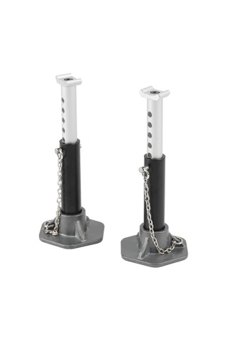 Vkemall 2 Adet Metal Yükseklik Ayarlanabilir Tırmanma Aracı Tamir Sokağı Siyah