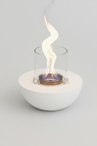 Meta Beyaz Biyoetanol Masaüstü Şömine - 1 Lt Copart Yakıt Hediye