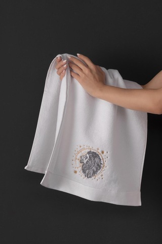 Varol %100 Microcotton Üst Kalite Havlu Seti Burç Nakışlı Aslan-standart Aslan Diğer