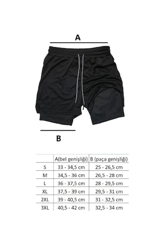 Hızlı Kuruyan 2 İn 1 Yetişkin Unisex Spor Fit Body Baskılı Taytlı Şort Fitness Gym Antrenman Halı Siyah