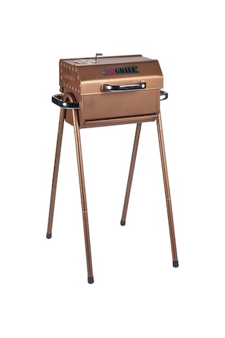 Igrıll Barbekü Cube 402 Mm Kömürlü Mangal Kahverengi