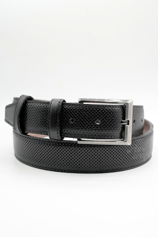 Parscraft Battal Boy / Büyük Beden / Uzun Boy Xxxl 3,5 Cm Klasik Erkek Hakiki Deri Kemer 170 Cm E Kadar Kara