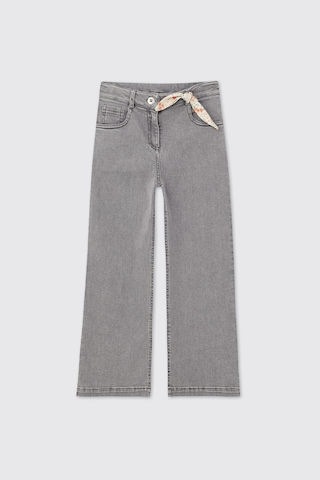 Panço Kız Çocuk Gri Kot Pantolon 2621GK04007