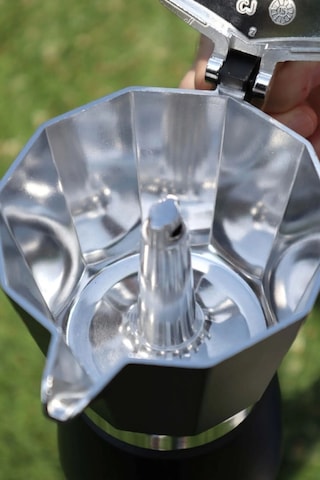Mokapot 6-cup Coffeehutt Bigg Coffee Italyan Filtre Kahve Makinesi - Alüminyum, Hafif Ve Dayanıklı Pembe