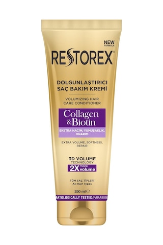 Restorex Collagen & Biotin Dolgunlaştırıcı Saç Bakım Kremi 6 x 250 ML