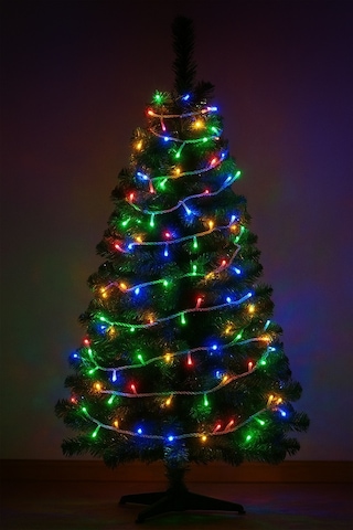 10 Metre Led Işık 100 Lamba - Pirinç Tel Renkli Fonksiyonlu Fişli Eklemeli Aydınlatma Karton Kutulu Diğer