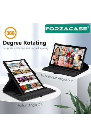 Forzacase Lenovo Tab M9 Tb310fu İle  360 Derece Döner Standlı Kılıf - Fc012 Arka Kapak