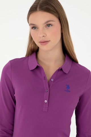 U.S. Polo Assn. Kadın Menekşe Basic Polo Yaka Sweatshirt 50297906-VR037