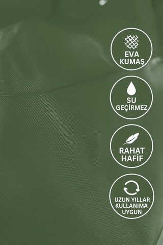 Altınmakas First Master Yeşil Pvc Polyester Balıkçı Kapşonlu Pardösü Yağmurluk Xxl 0,32 Mm Art No 507050gr