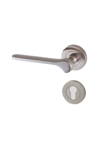 Doğanlar Anka Saten Rozetli Kapı Kolu Takım-yale Kol Pk001dgn0173 Renkli