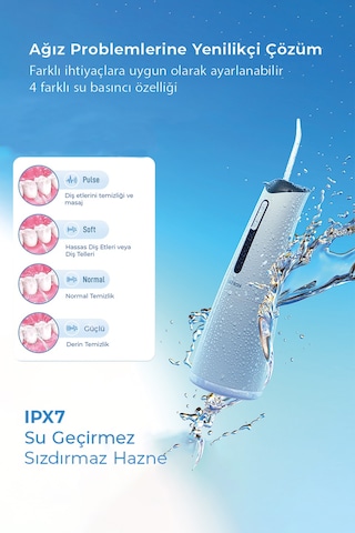 Neutron Taşınabilir Yemek Sonrası Şarjlı Ağız Duşu