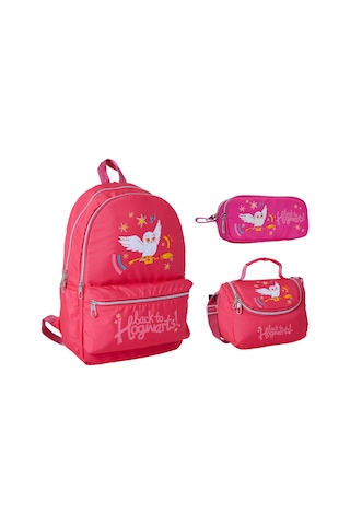 Famebag Harry Potter Okul Çantası 3'lü Set Pembe