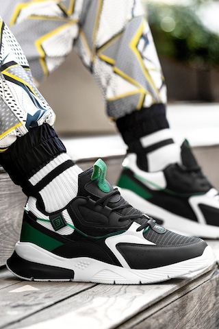 Dark Seer Ds E3.1205 Sneaker 2025 Erkek Siyah - Yeşil