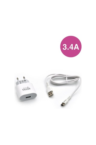 Novka NVK11 Type-C Usb Girişli 3.4 A Şarj Cihazı