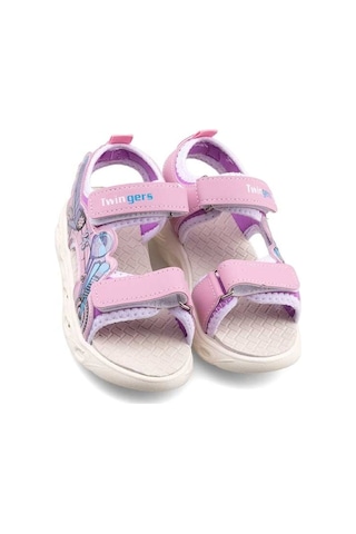 2020 Çocuk Okul Öncesi Hafif Işıklı Sandalet Pembe